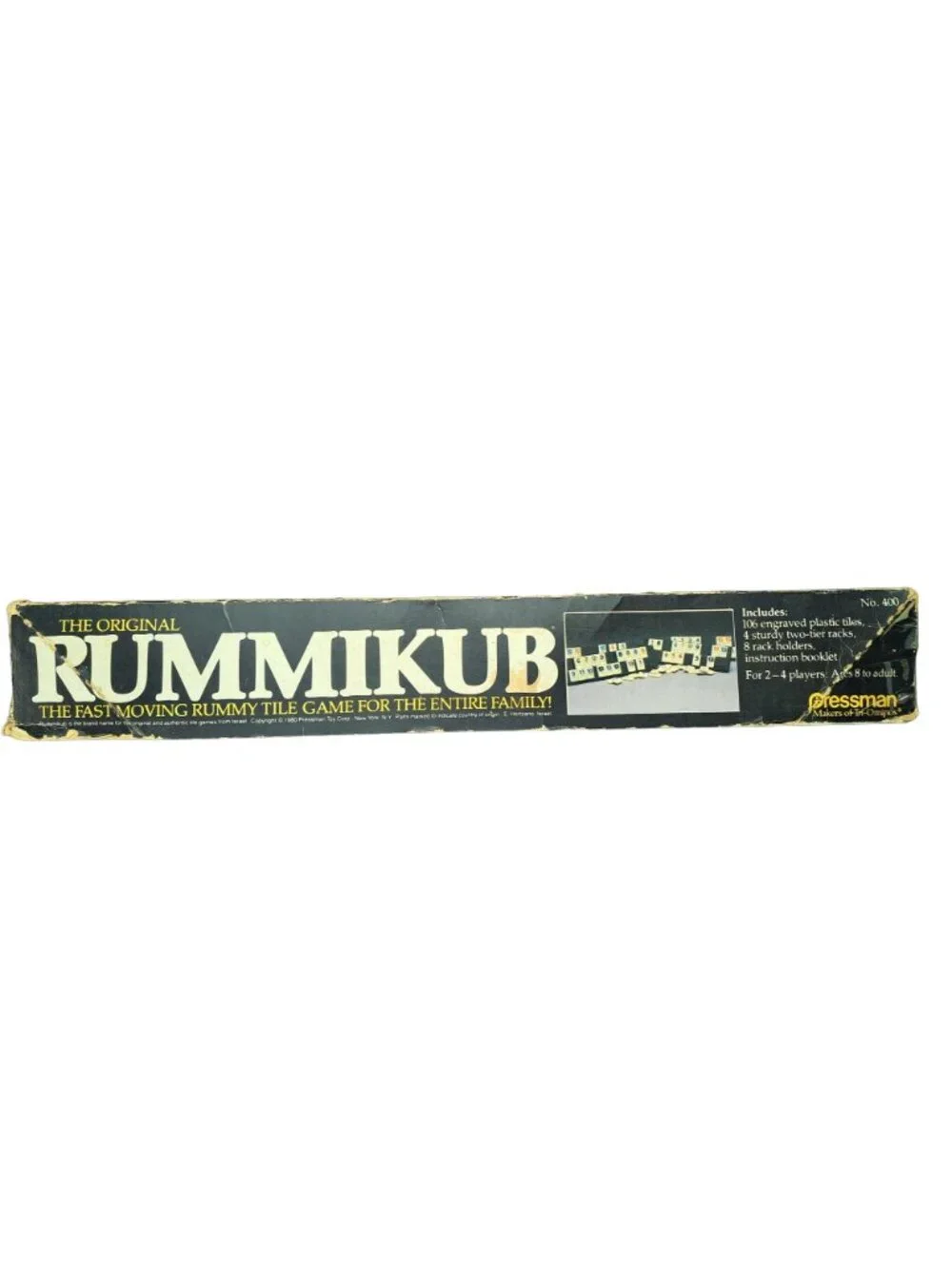 Vintage Rummikub Rack Stand 1980 Tile Game Replacement Holder Tier Leg Pressman
